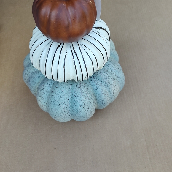 Three tier 12 in tabletop pumpkin - Picture 2 of 4